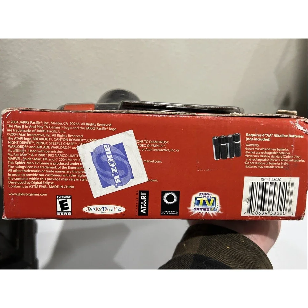 ATARI Plug n PLAY TV Retro Gaming 13 Built in Video Games NEW Breakout PONG Jakk